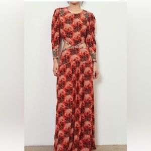 ba&sh Maxi Cutout Dress - Small